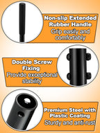 Acostop Heavy-Duty Steel Tamper, 10"x10"