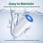TOREAD TRF-4950 Spa Filter Replaces Unicel C-4950, Pleatco PRB50-IN, Guardian 413-212-02, Filbur FC-2390, 373045, 03FIL1600, 17-2380, Jacuzzi J210/J220/J235/J245/J275, 5X13 Hot Tub Filter, 2Pack