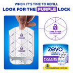 Zevo Flying Insect Trap Official Refill Cartridges - Fits Zevo Trap and MAX Indoor Fly Trap, Trap+Lock Technology Fly Trap Refill for Gnats, House Flies & Fruit Flies (8 Official Refill Cartridges)