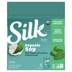 Silk Shelf-Stable Organic Soy Milk, Unsweetened, Dairy-Free, Vegan, Non-GMO Project Verified,32 Fl Oz(Pack of 6)