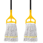 KeFanta 2 Pack Commercial Mop Heavy Duty,Industrial String Cotton Wet Mops