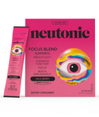 Neutonic Nootropic Focus Blend Powder | Wild Berry 16 Sticks | Caffeine Free, Zero Sugar | Support Memory, Mental Clarity, Cognitive Function | Boost Focus, Energy, Brain Health
