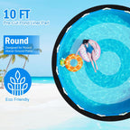 Gonioa 10 FT Pool Pad for Above Ground Pools, Pool Liner Pad Under Pool Mat for Above Ground Swimming Pools or Hot Tub Mat, Under Pools Ground Pad