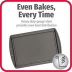 GoodCook Everyday Nonstick Carbon Steel 13” x 9” Baking Sheet Set, 3 Pack – Standard-Sized Carbon Steel Cooking Pans, Bakeware Set, Cookie Sheets for Baking, Oven Pan Set