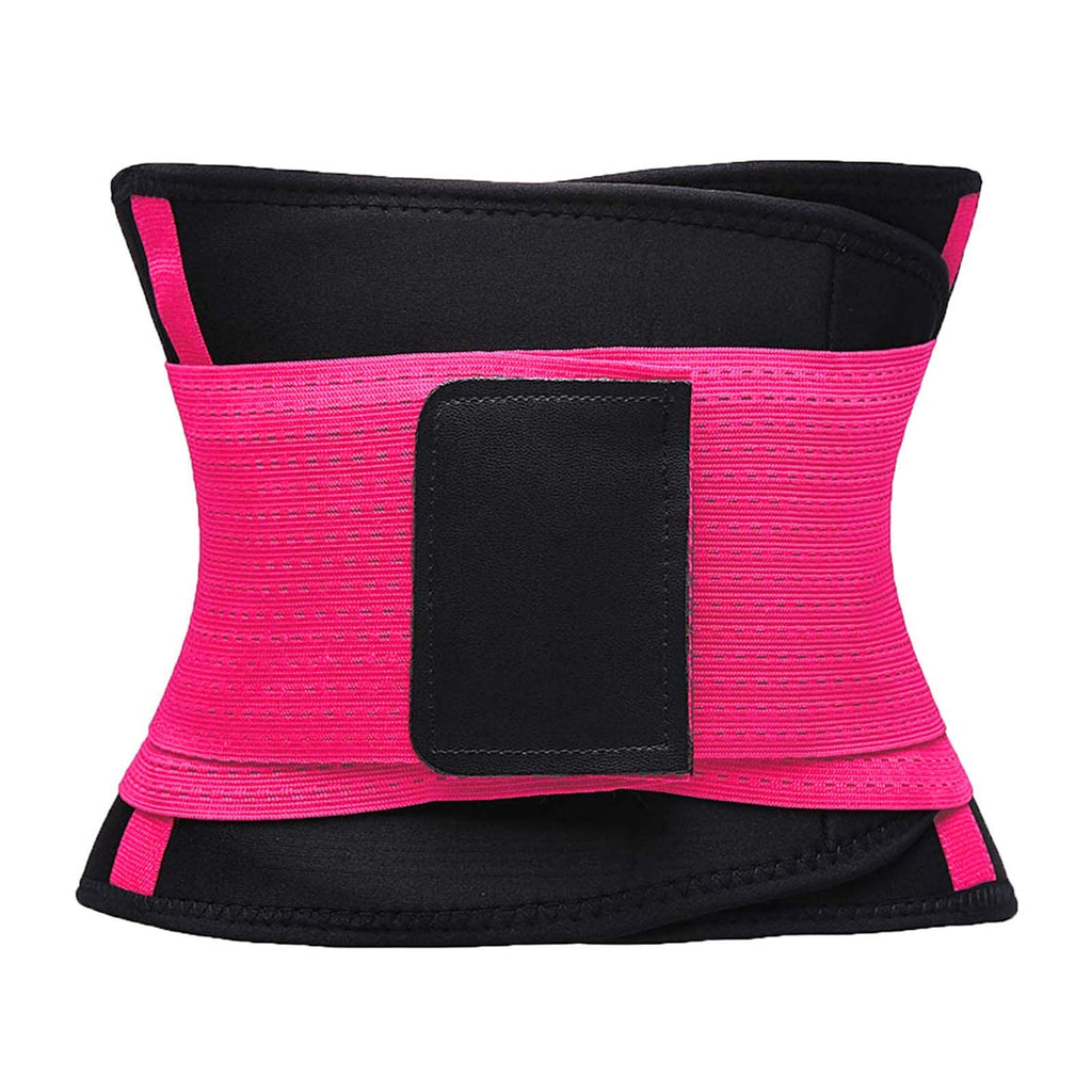 VENUZOR Waist Trainer Belt for Women - Waist Cincher Trimmer - Slimming Body Shaper Belt - Sport Girdle Belt (UP Graded)(Hot Pink,XX-Large)