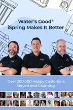 iSpring F3WGB32BCPB 20" x 4.5" Whole House Water Filters for WGB32B Series Water Filter Systems, includes Sediment, Carbon Block, and Lead-Removal Filters