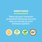 American BioSciences ImmPower AHCC Mushroom Supplement 6-Pack, Enhanced Immune Support, Natural Killer Cell Activity and Cytokine Production, 30 Vegetarian Capsules, 500 milligrams per Capsule