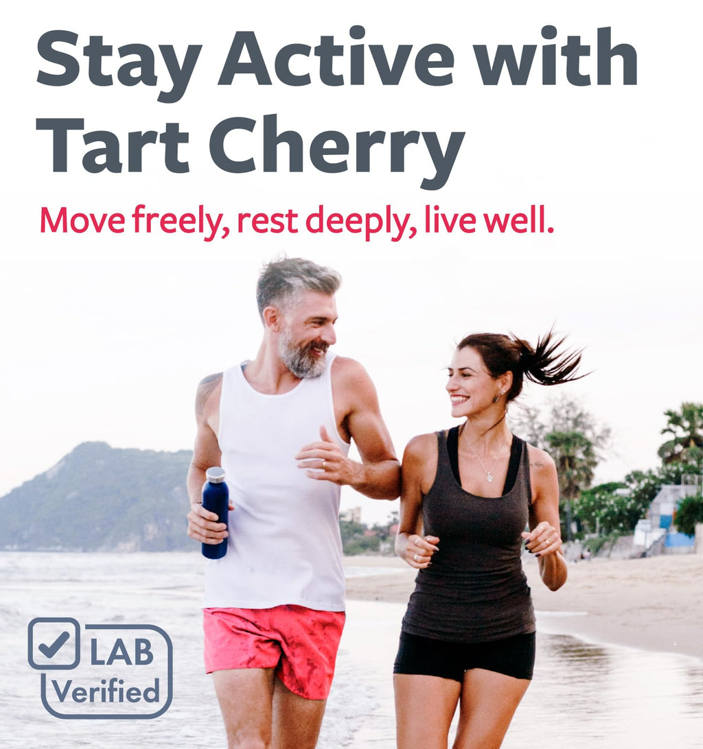Organic Tart Cherry Capsules - High Strength Organic Tart Cherry 500mg 4:1 Extract- 1 Capsule Per Serving for Uric Acid Support - Vegan Non-GMO & Made in the USA (2 Months Supply)