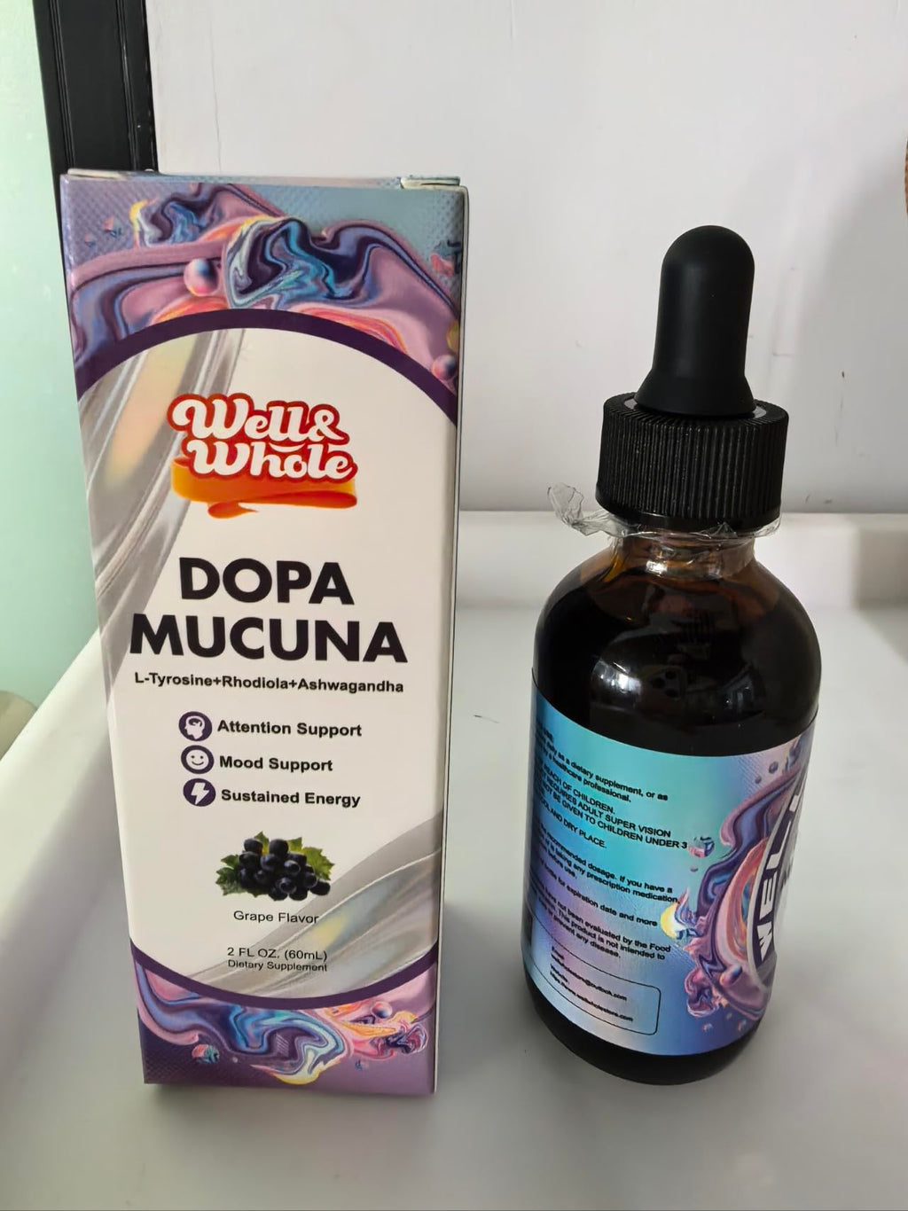 Mucuna Pruriens Liquid, Sugar-Free, 60mL
