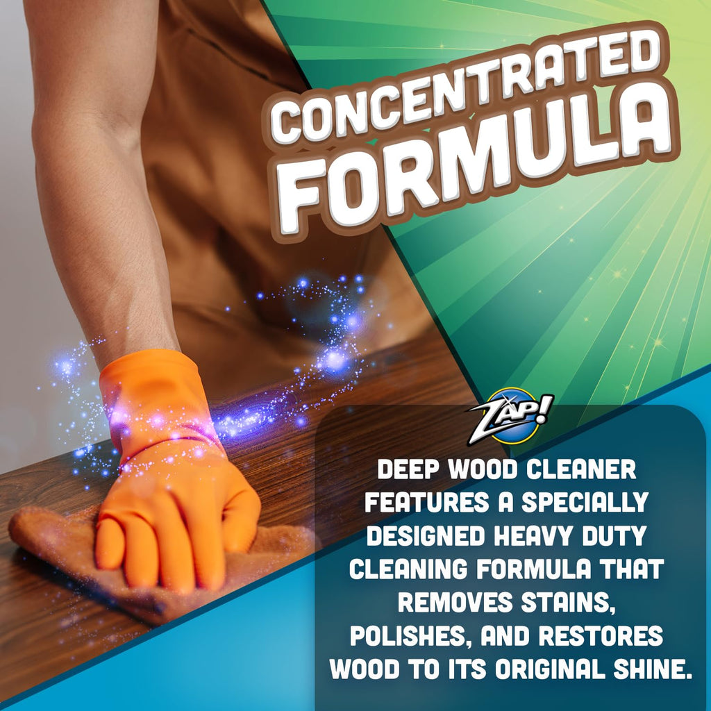 Zap Wood Restorer & Wood Maintainer 2 10 Ounce Bottles As Seen On Tv