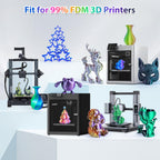 3Dgenius Silk Rainbow PLA Filament 1.75mm Silk PLA 3D Printer Filament Shiny Fast Color Changing Gradient Filament 3D Printing Filament Fit Most FDM Printers, 1kg Spool(2.2lbs), Yellow Series