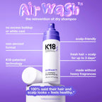 K18 AirWash Non Aerosol Dry Shampoo Spray, 4 Fl Oz