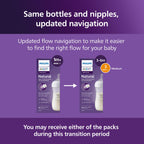 Philips Avent Natural Baby Bottles, Medium Flow, 9 oz, BPA-Free, 4-Pack