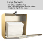 VANNSOO Commercial Paper Towel Dispenser Wall Mount, Gold