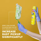 Endust Lemon Zest Multi-Surface Dusting and Cleaning Spray, Lemon Zest, 6-Pack