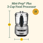 Cuisinart Mini Food Processor, Reversible Blade, 3-Cup Capacity