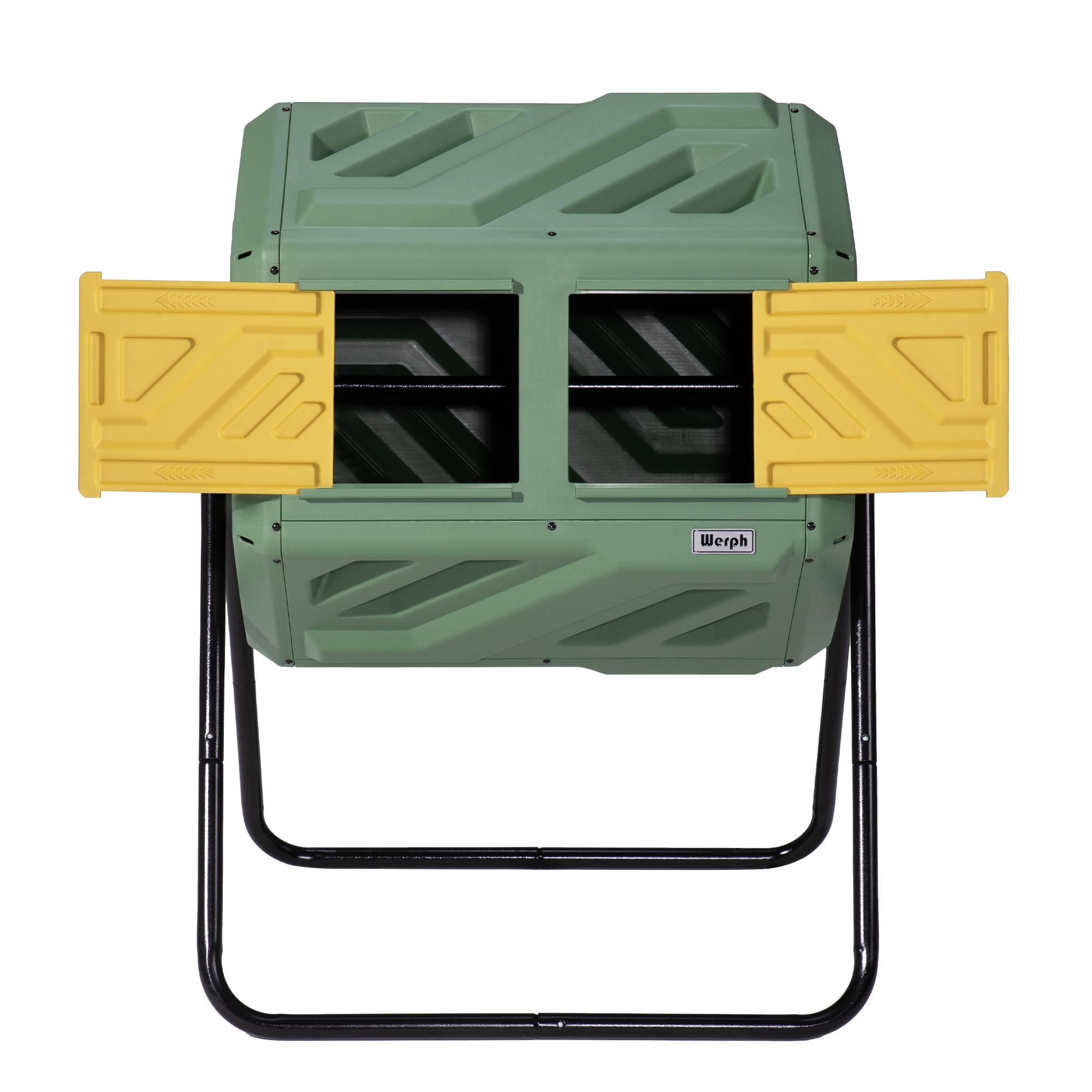 Werph 43 Gal Outdoor Compost Bin for Garden & Kitchen Waste, Grass Green