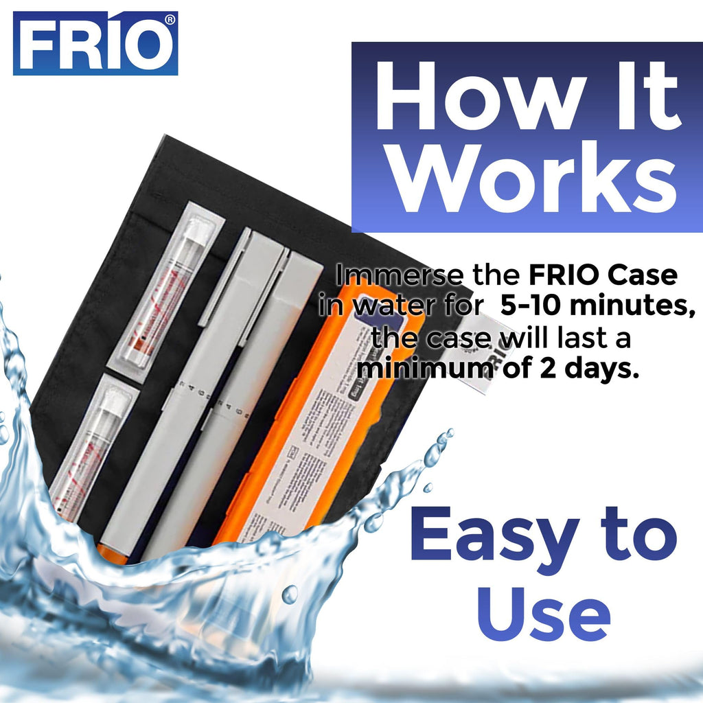 FRIO Cooling Wallet - Insulin Cooler for 45+ Hours of Stress Free On The Go - Purple - Large