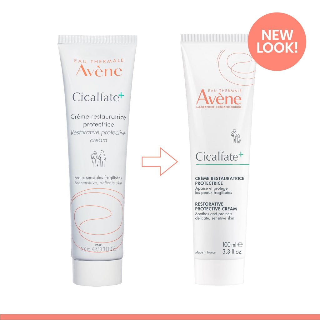 Avène Cicalfate+ Restorative Protective Cream, Face Moisturizer, face cream for sensitive skin, helps restore skin barrier, restorative cream, safe for infants, children and adults, 3.3 Fl Oz