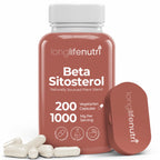 LongLifeNutri Beta Sitosterol 1000mg - Phytosterols Supplement, 200 Vegetarian Capsules, Plant Sterols for Daily Wellness & Dietary Balance, 100-Day Supply, GMP Certified, Made in USA