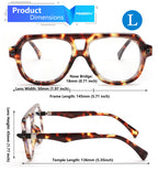 FEISEDY Aviator Frame Glasses for Women Men Blue Light Blocking Glasses Anti Glare Computer Eyeglasses B0039
