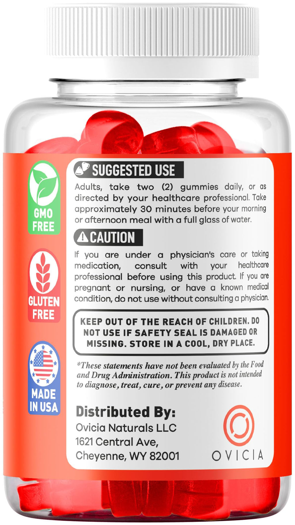 Jelly Lean Gummies - Official Jelly Lean Gummys Advanced Premium Formula Maximum Strength, All Natural Daily JellyLean Vitamins Support for Overall Health & Wellness, 60 Gummies for 1 Month