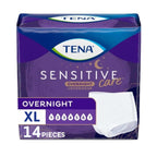 TENA Sensitive Care Overnight Incontinence Underwear for Women, Bladder Control, Postpartum, XL, 14 Count (Waist size 39in-52in)