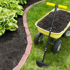 Colwelt Half Moon Edger Lawn Tool, Lawn Edgers with Soft Handle, Manual Lawn Edger for Grass, Borders Sidewalks, Driveways, Gardens, 38-Inch
