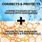 La Roche-Posay Anthelios UV Correct Sunscreen Moisturizer SPF 70, Daily Anti-Aging Face Moisturizer with Niacinamide to Even Skin Tone & Fine Lines, Sun Protection for Sensitive Skin