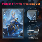 3000 Pack Card Sleeves Clear, Perfect Fit Inner Sleeves Ideal for Double-sleeving, Trading Card Sleeve Compatible with MTG, PKM, TCG and Gaming Cards (60 Microns)