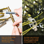 FUJIWARA Garden Grafting Tool, Multifunctional Pruning Scissors Kit, U-Graft/V-Graft/Omega-Graft Seedling for Fruit Tree Grafting Set,Including Grafting Tapes, Grafting Knife & Replacement Blades