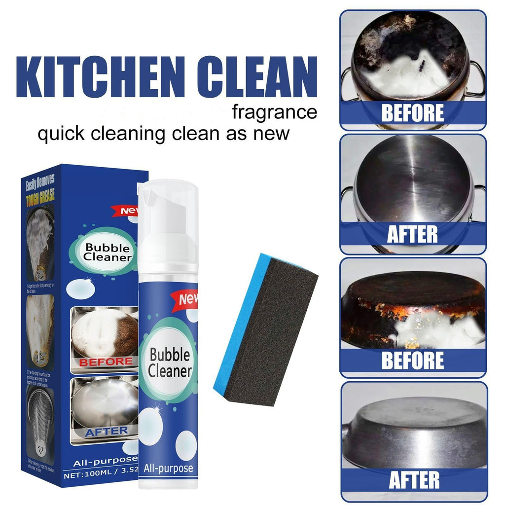 QUAAM Bubble Cleaner Foam,All-Purpose Bubble Cleaner Spray, Foam Cleaner All Purpose Duty, Suitable for Cleaning Pots