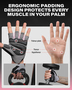 VINSGUIR Workout Gloves for Men and Women, Weight Lifting Gloves with Excellent Grip, Lightweight Gym Gloves for Weightlifting, Cycling, Exercise, Crosstraining, Pull ups, Fitness, Climbing and Rowing