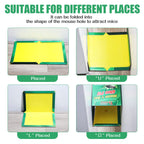 48 Pack Mouse Glue Traps Large Size Mouse Traps Sticky Pad with Enhanced Stickiness Pest Rat Sticky Traps Board for Rodent Cockroach and Other Insects House Indoor Outdoor