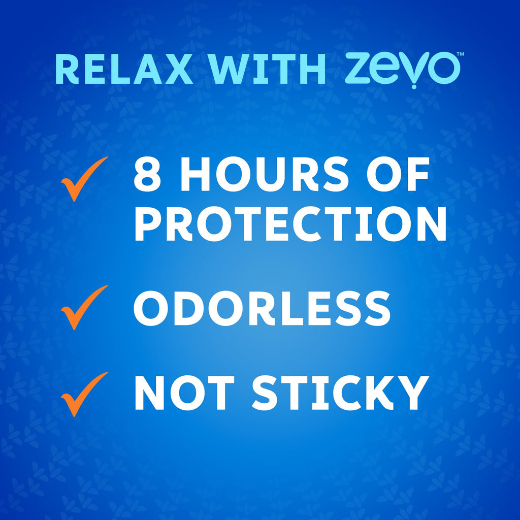 Zevo On-Body Tick & Mosquito Repellent Spray - 8-Hour Insect & Bug Spray - Odorless, Non-Sticky Formula for the Whole Family (1 Pump Bottle & 2 Aerosol Bottles)