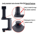 ATIE Pool Valve Diverter Kit 4720 Replacement for Jandy 2 Port or 3 Port Never Lube Pool Diverter Valve Standard Diverter 4720 (2 Pack)