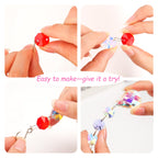 WASTROYAL 212pcs Crystal Suncatcher Kit, Glass Prisms for Chandelier Parts