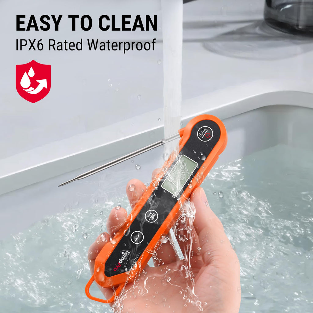 TempPro TempSwift 1 Sec Meat Thermometer Digital for Kitchen Cooking Food