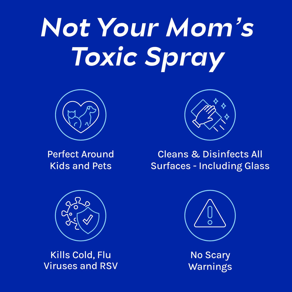 CleanBoss Botanical Disinfectant - Multi-Surface Cleaner - 128 oz - Kills 99.9% of Germs + Cold & Flu Viruses - Fresh Thyme Scent - No Rinse on Food Contact Surfaces - Pet Friendly