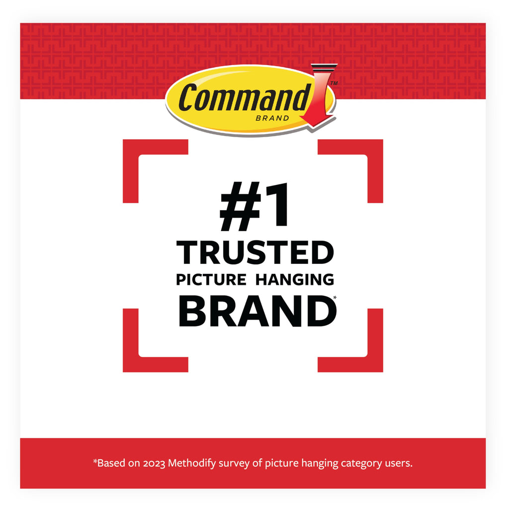 Command X-Large (20 lb) Picture Hanging Strips, 8 Pairs (16 Strips)