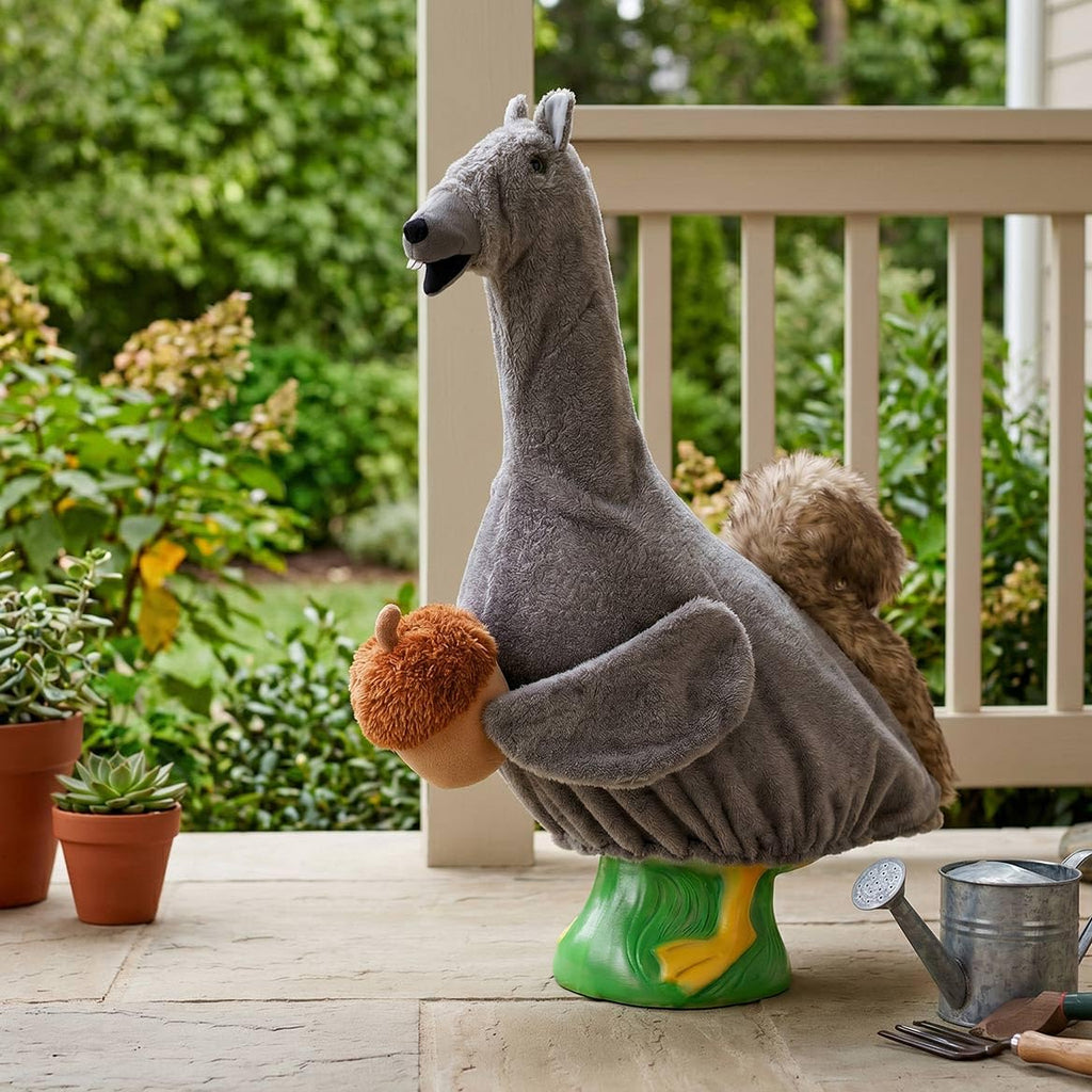 Gaggleville Squirrel Goose Outfit, Fits Large 23" H Statue, by Fox