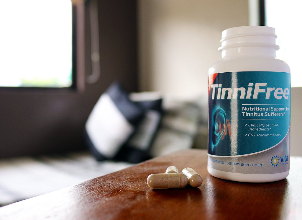 TinniFree Ear & Hearing Support Supplement | 23 Premium Ingredients | Ginkgo Biloba, CoQ10, Magnesium & B12 | Supports Ear Wellness | 60 Capsules