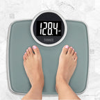 Thinner by Conair Scale for Body Weight, Digital Bathroom Scale in Silver