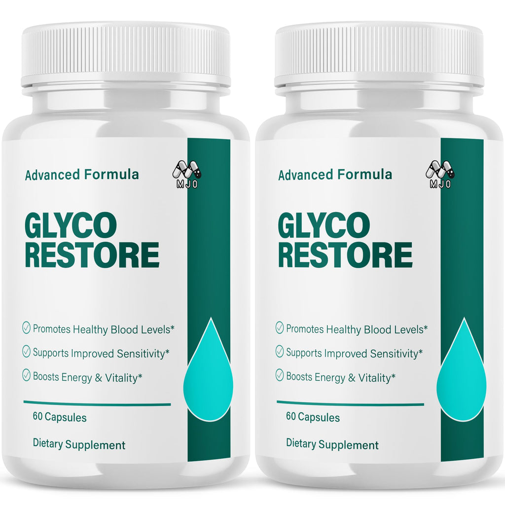 (2 Pack) Glyco Restore Capsules, Official GlycoRestore Pills with All Natural Ingredients, Advanced Overall Health and Wellness Vitamin Support Supplement with Max Multivitamins Support (120 Capsules)