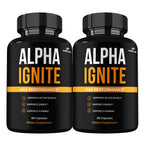 Shark Labs (2 Pack) Alpha Ignite Capsules, Max Strength 2 Month Supply