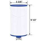 Wowreed Spa Filter Compatible with FC-2402, 303279, Free Flow, AquaTerra, Fantasy Hot Tub Filter, 1 1/2" Finer Thread, 2 Pack
