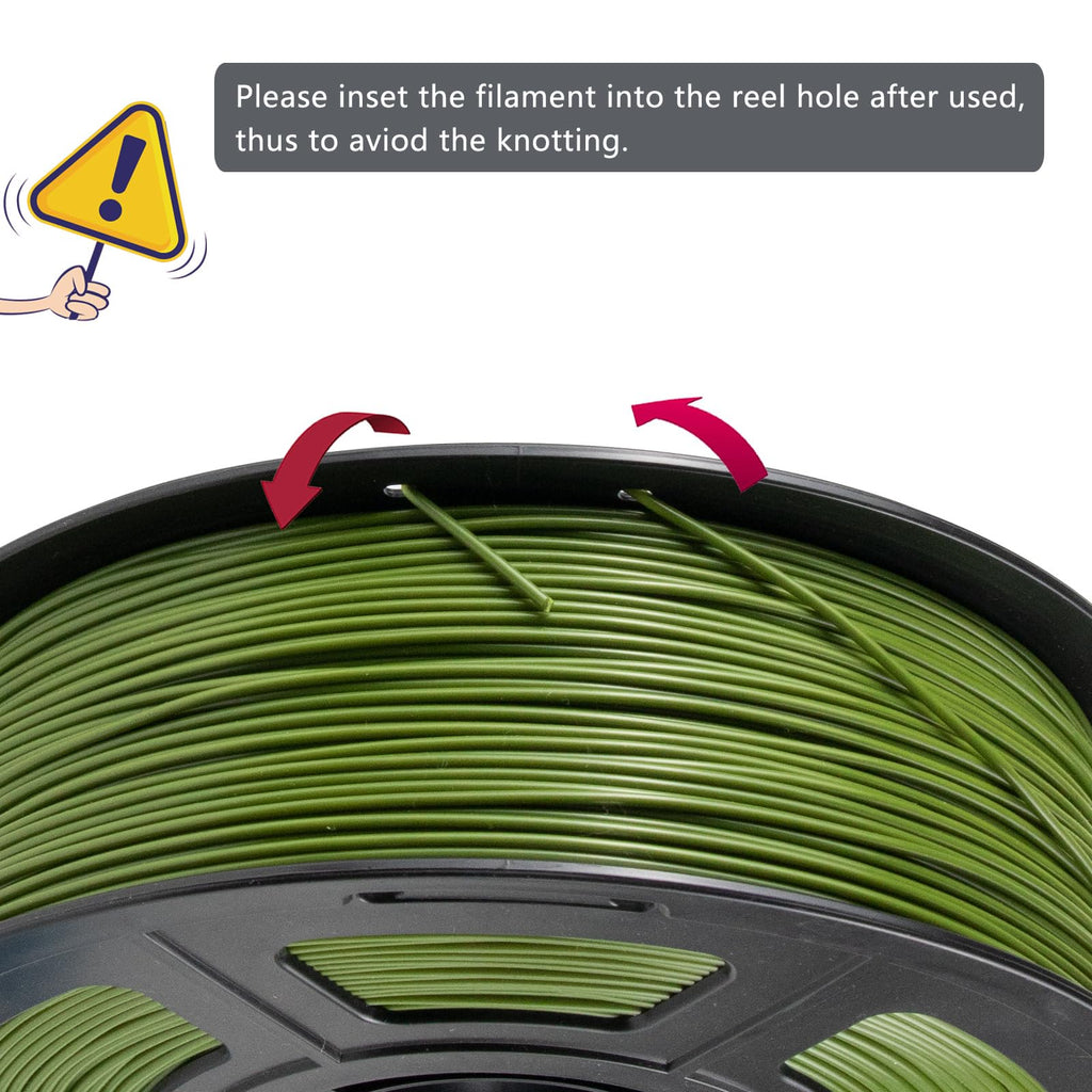 iSANMATE ASA Filament 1.75mm Army Green 1KG, UV & Weather Resistant 3D Printer Filament Perfect for Outdoor Functional Parts, Dimensional Accuracy +/- 0.02mm, 1kg Spool (2.2lbs)