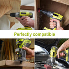 Energup 2Pack 18Volt P102 Replace for Ryobi 18V Batteries and Charger Combo 3.5A, for 18 Volt ONE Plus P103 P104 P105 P107 P109 P190 P191 P122 for Ryobi 18v Battery