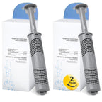 Bilinavy Spa Ag+ Mineral Sticks for Hot Tub, Silver Ion Mineral Cartridge Last for 4 Months Treats (2, Grey)