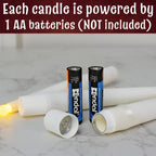 ORIENTAL CHERRY Floating Candles with Wand, 12 Pcs Magic Flickering Light